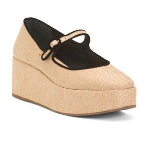 LARROUDE Handmade In Brazil Blair Flatform Wedge Heels
